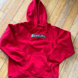 Supreme Red Hoodie